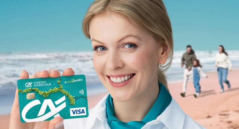 Z Credit Agricole mniej plastiku na twoim koncie