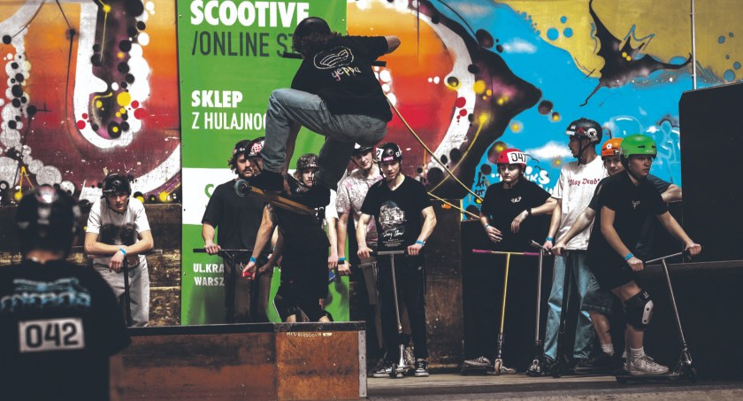 Udany występ nysan w zawodach w wyczynowej jeździe na hulajnodze MCS Scoot Dżem