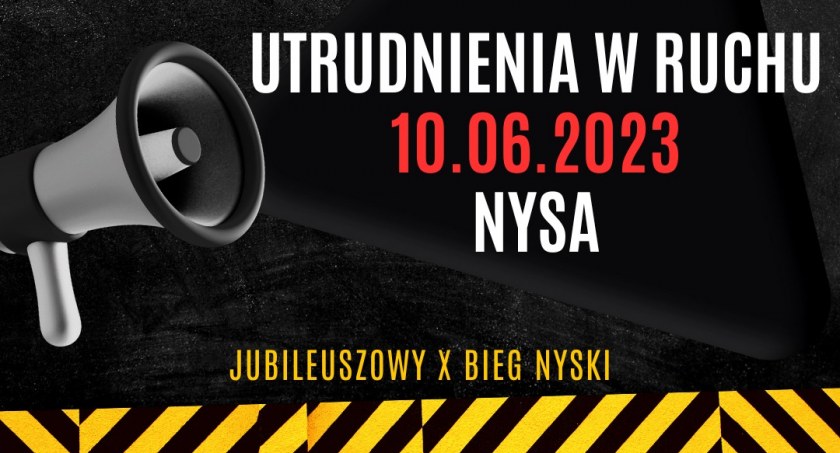 Bieg Nyski. Utrudnienia w ruchu 