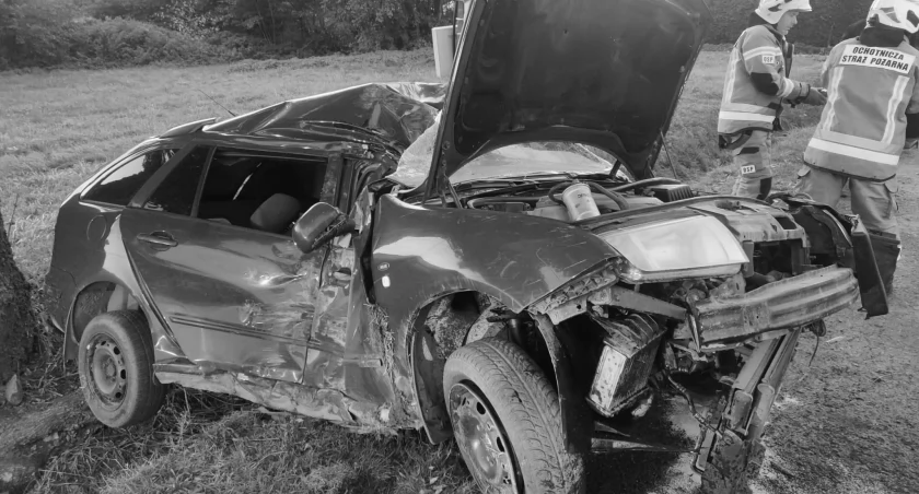 Tragedia! Nie żyje 26-letni kierowca