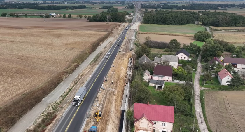 Przebudowa DK 46. Zmiana organizacja ruchu w Hanuszowie