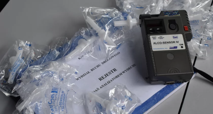 Pijany ukrainiec wpadł przez brak światła