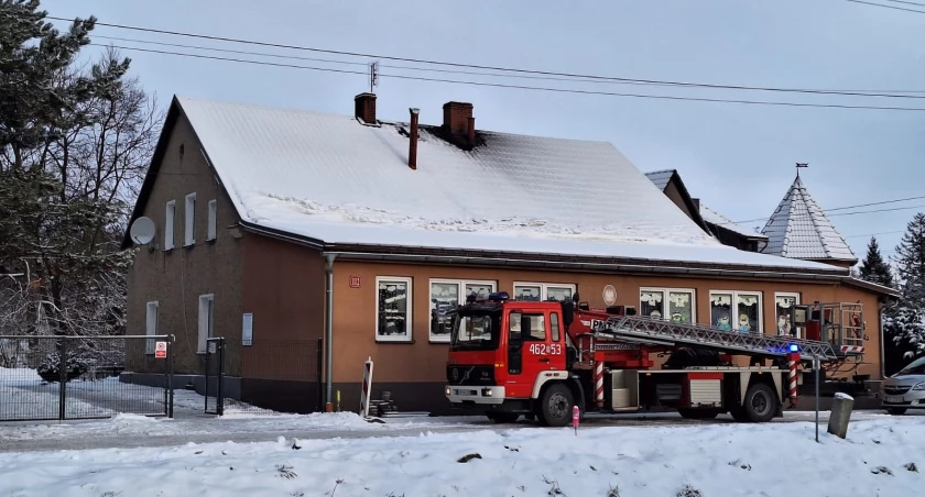Pożar sadzy w przedszkolu