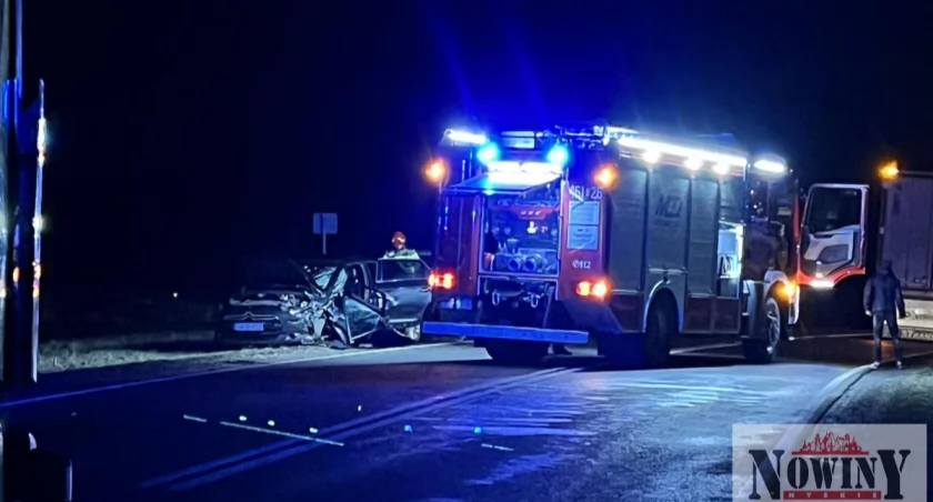 Wypadek trzech pojazdów