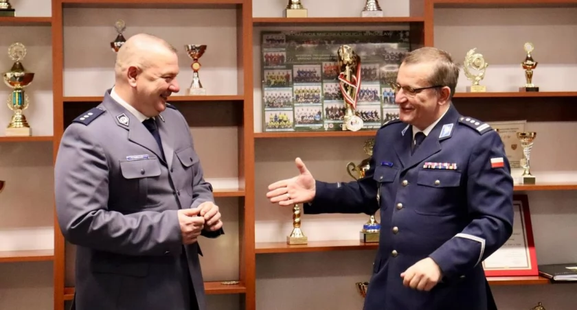 Pożegnanie komendanta otmuchowskiego komisariatu