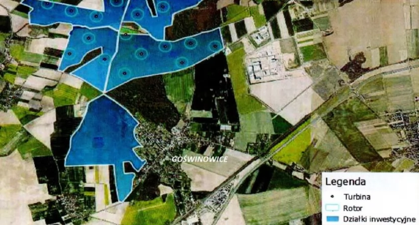 Farma wiatrowa w Goświnowicach?