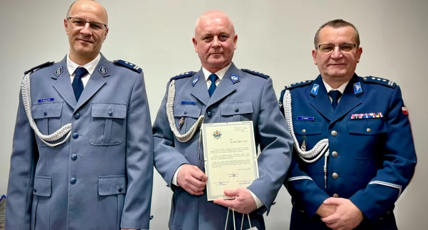 Pożegnanie otmuchowskiego dyżurnego