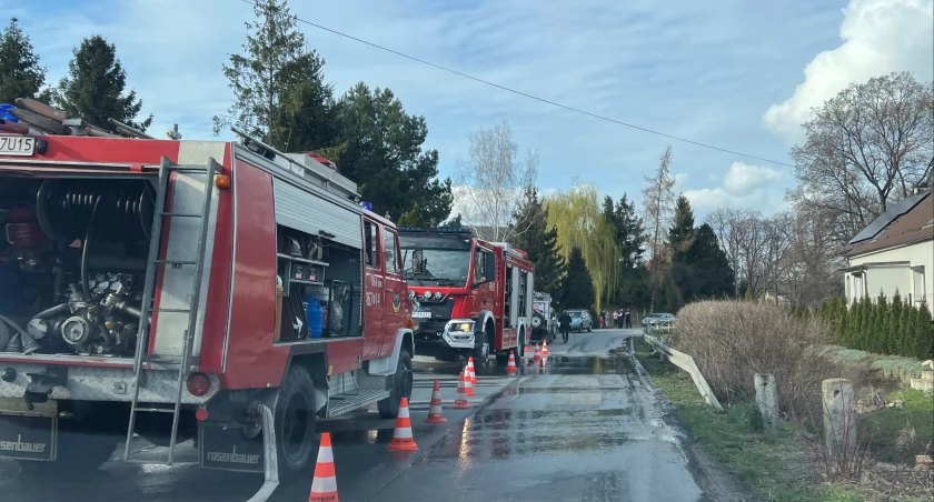 Pożar domu i budynku gospodarczego