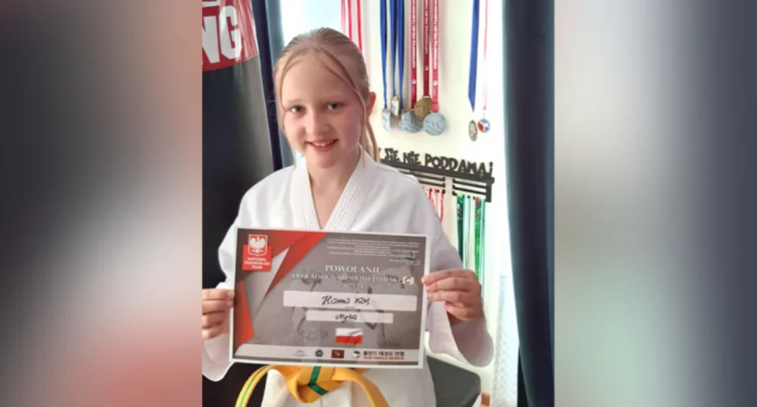 Hania Kos w kadrze Taekwondo
