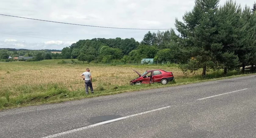 Groźne zderzenie trzech pojazdów