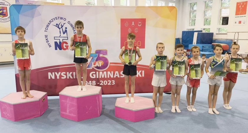 Dwudziestka gimnastyków z Nysy
