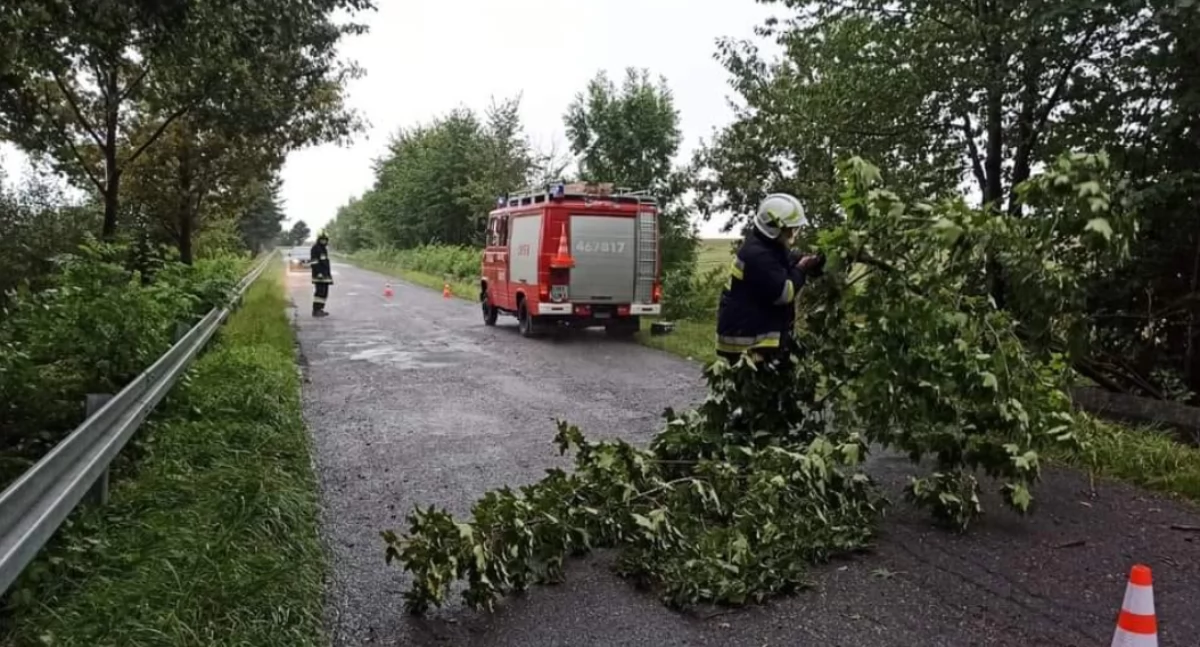 Potężna nawałnica nad powiatem