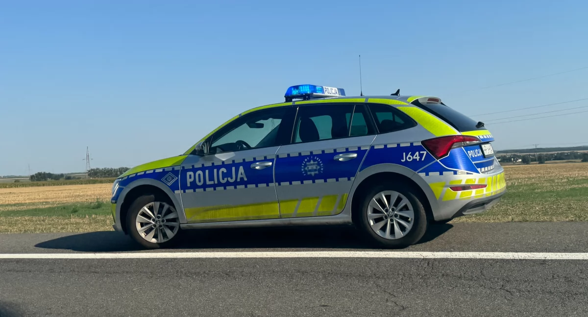 Pijany obywatel Ukrainy wjechał samochodem do rowu