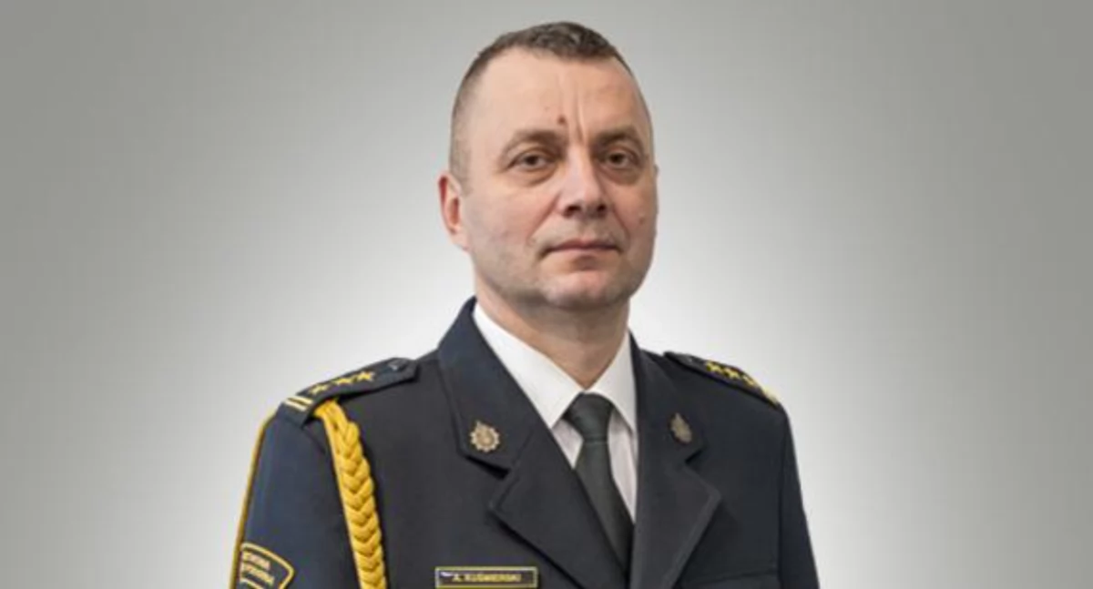 Podziękowania dla st. brygadiera Arkadiusza Kuśmierskiego. To on zarządzał 