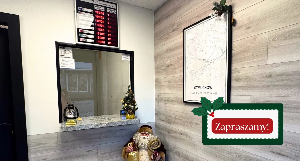 Wymień walutę na Święta!