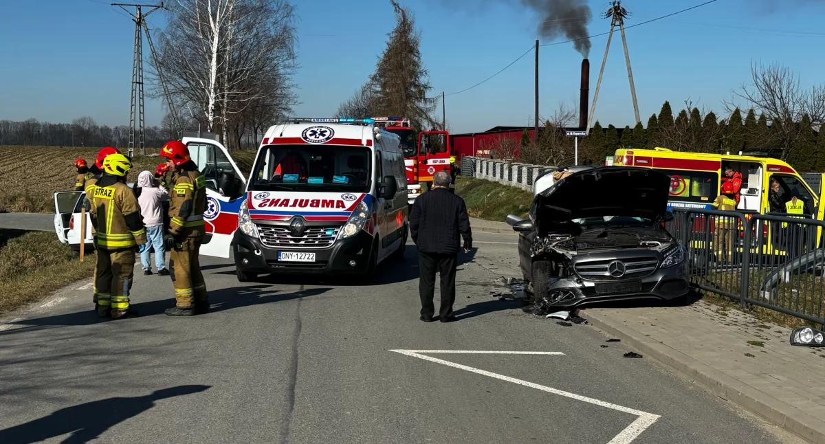 Groźne zderzenie dwóch aut