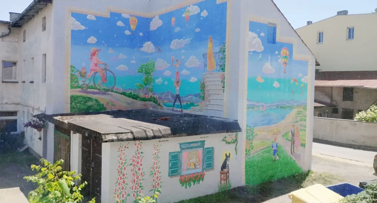 Nowy mural w Korfantowie 