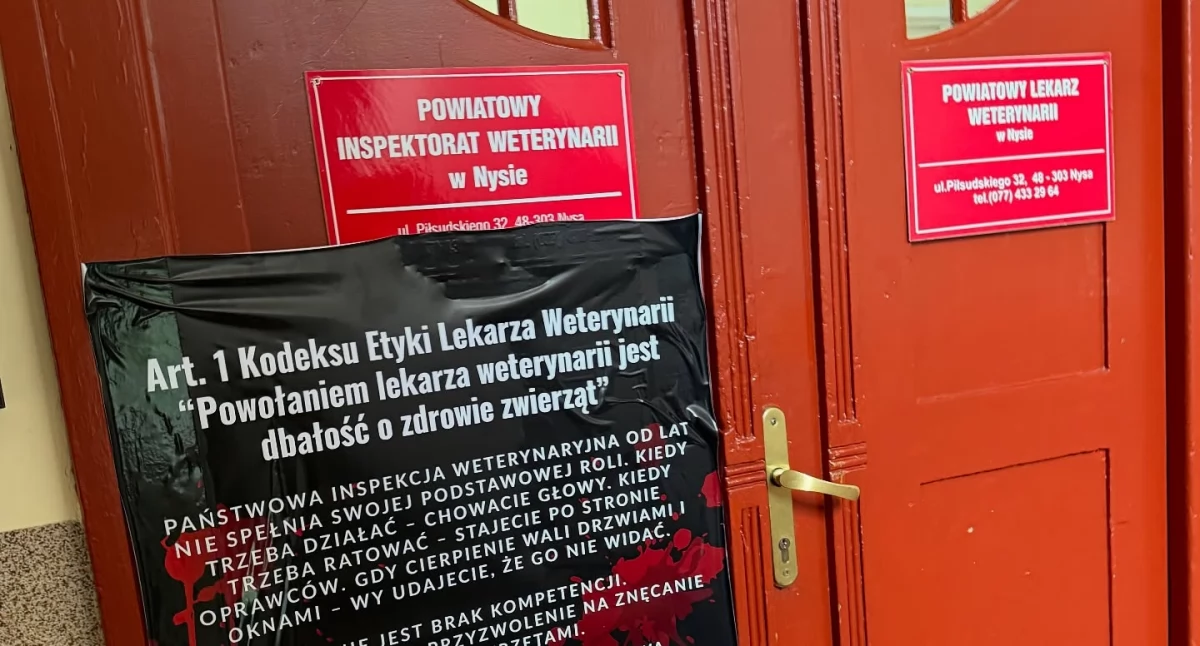 Oświadczenie Powiatowego Lekarza Weterynarii w Nysie w sprawie działania stowarzyszenia o nazwie Dolnośląski Inspektorat Ochrony Zwierząt