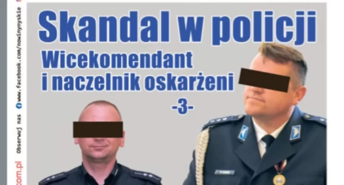 Prokuratorskie zarzuty dla byłych wysokich rangą funkcjonariuszy policji w Nysie. Rafał O. i Jacek S. mieli zmuszać policjantów do fałszywych zeznań 