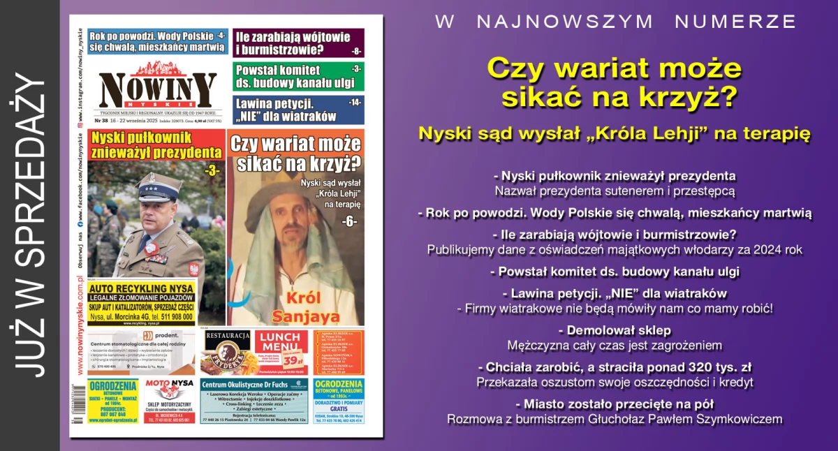 Najnowsze wydanie „Nowin Nyskich”