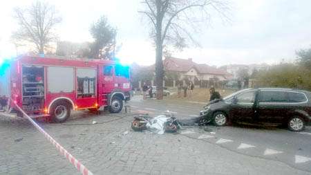 Zginął motocyklista. Osierocił dwoje dzieci