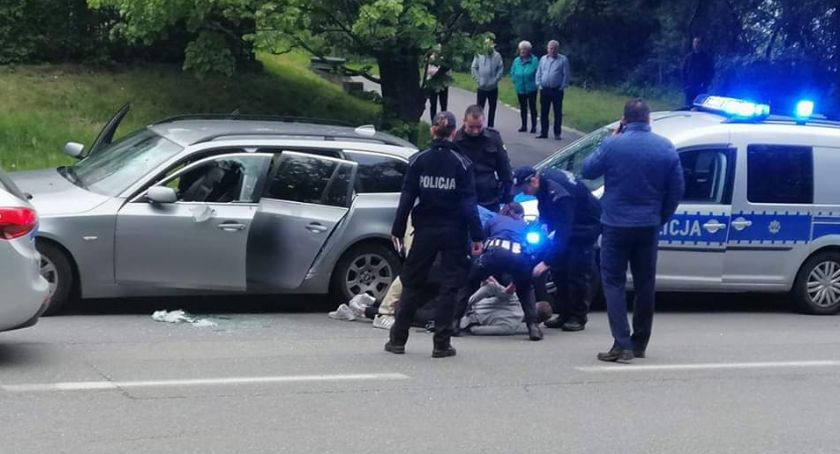 Pościg ulicami miasta 