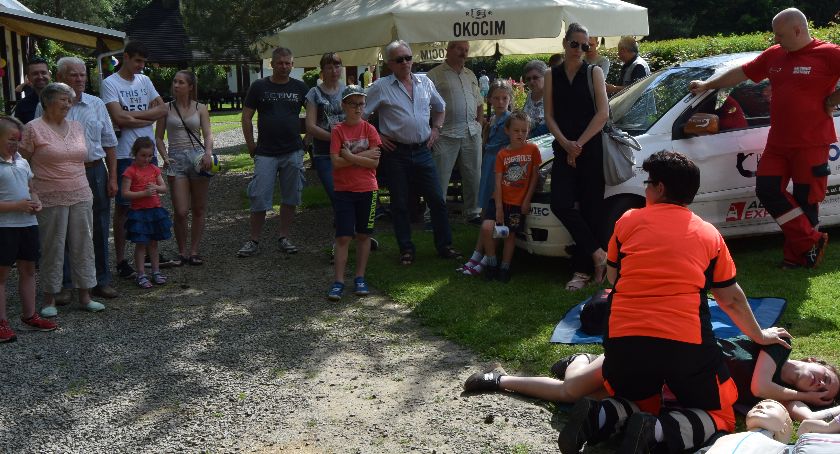 Piknik rodzinny z rybką