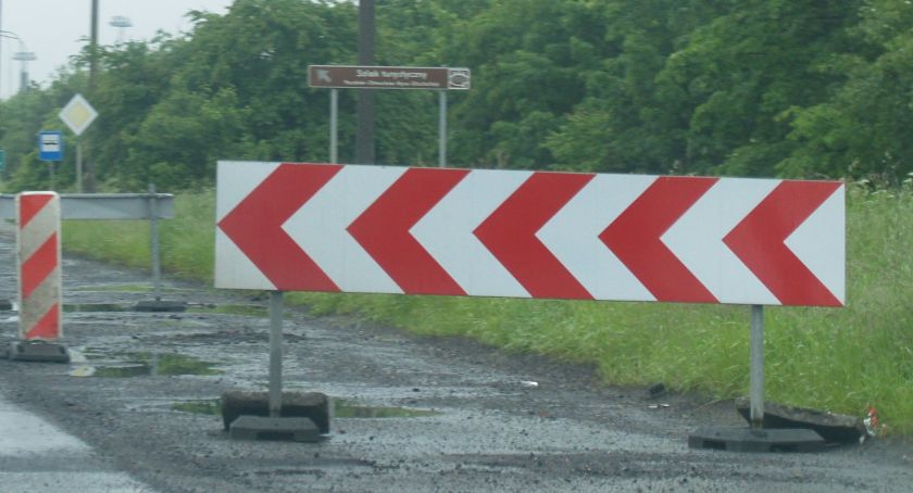 Droga  śmierci w Wierzbięcicach: ograniczenie przed przebudową