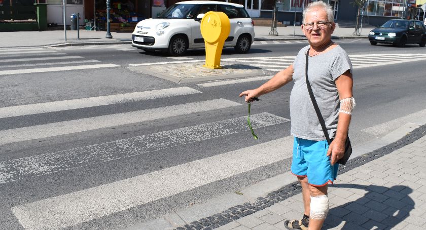 Potrącił mnie policjant!