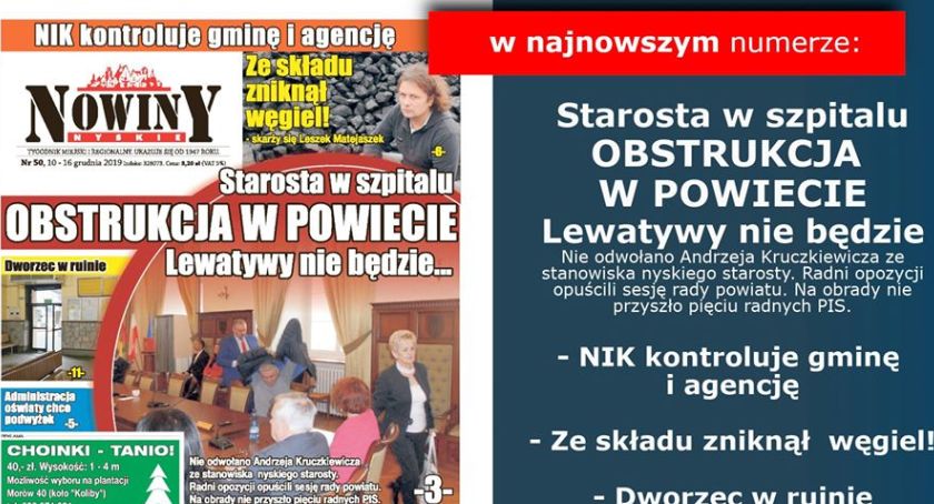 Najnowszy numer „Nowin Nyskich” już w sprzedaży