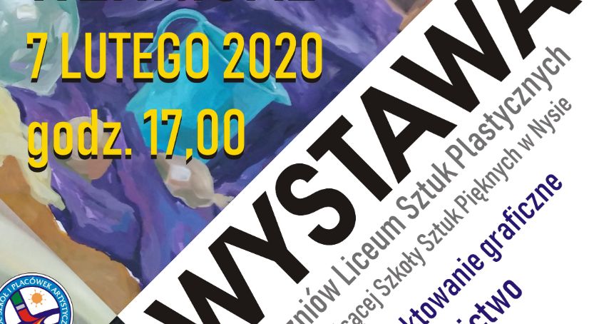 Wystawa utalentowanych uczniów Plastyka