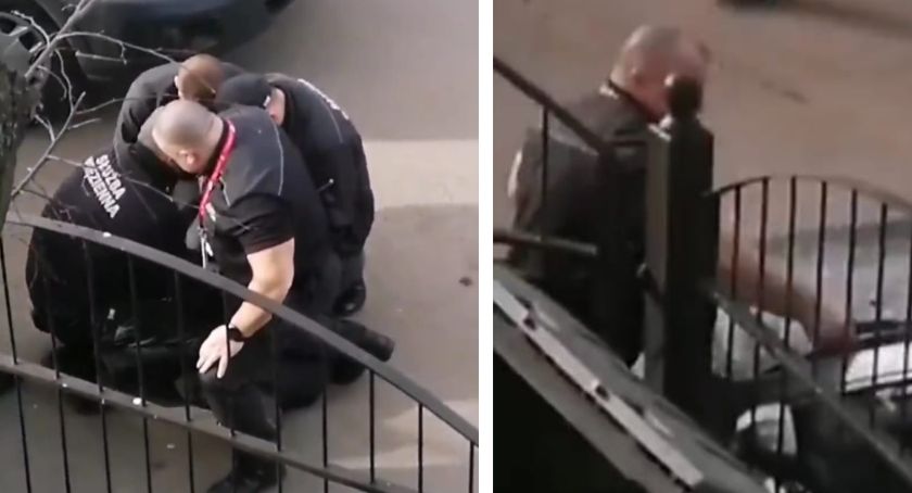 Służba więzienna złapała złodzieja. Akcja pod zakładem karnym