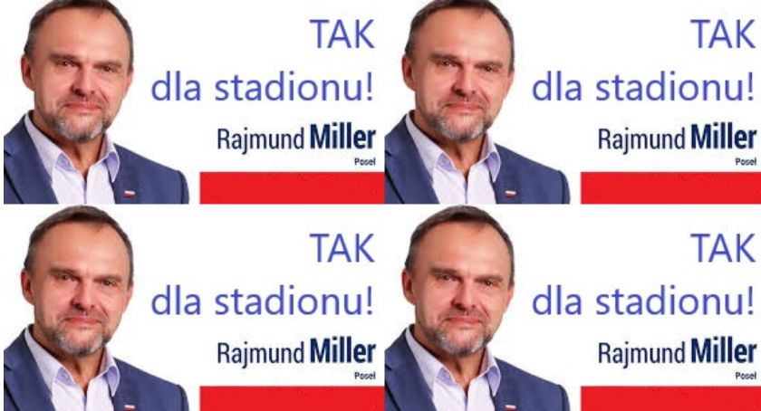 Poseł Miller broni stadionu