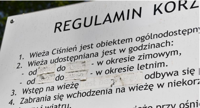 Wieża ciśnień w Nysie. Drogi pustostan