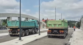 Nowy most w Głuchołazach przechodzi próby obciążeniowe