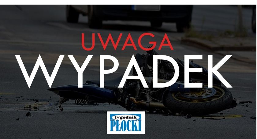 Wypadek z udziałem motorowerzysty. Są utrudnienia