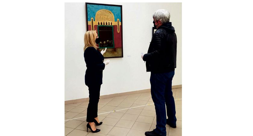 Pierwsi goście w Płockiej  Galerii Sztuki