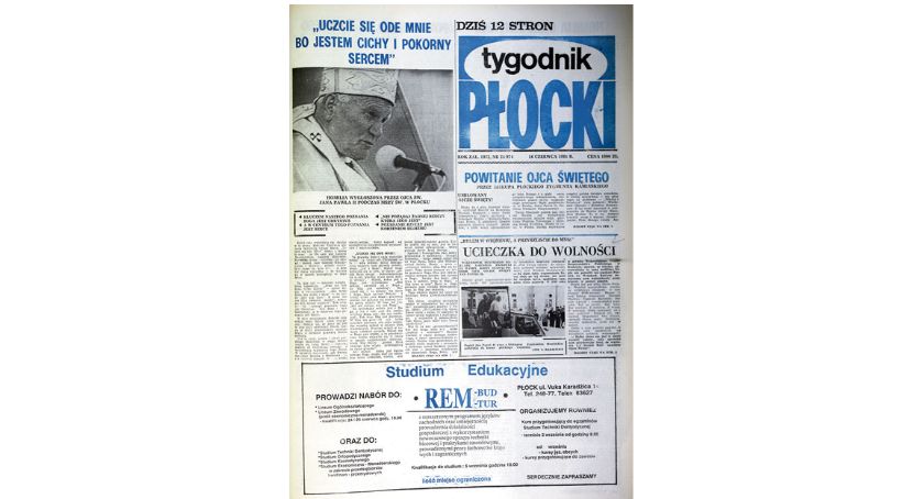 100. rocznica urodzin papieża Płock włączył się w obchody Roku Świętego Jana Pawła II