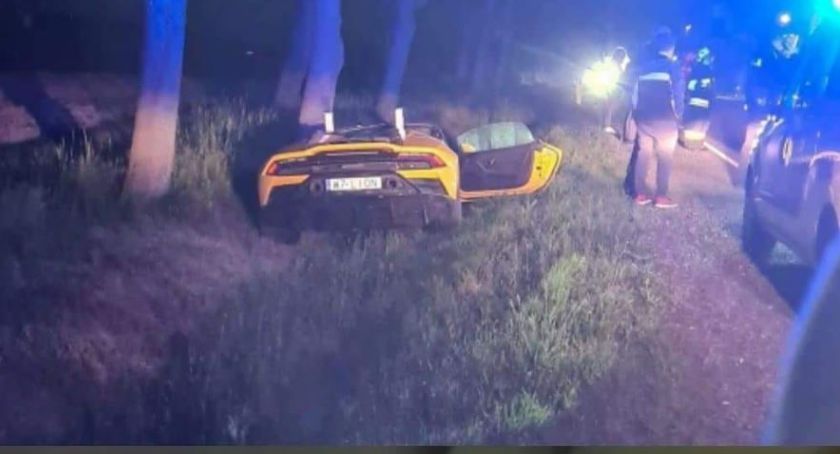 Widziałeś wypadek z Lamborghini? Policja szuka świadków