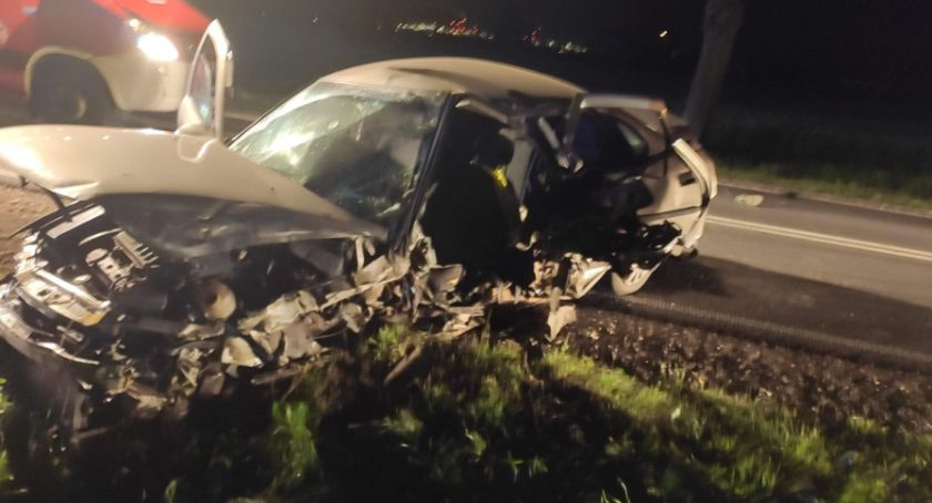 Wypadek w Ciachcinie. Droga jest zablokowana