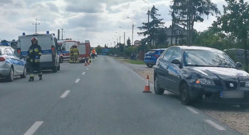 Wypadek w Gąbinie na ul. Wspólnej [FILM]
