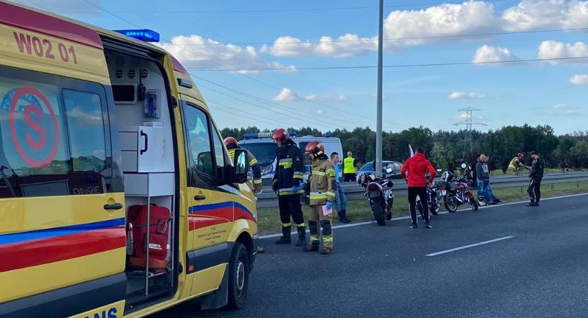Trzech motocyklistów w szpitalu. Korki na nowym moście [AKTUALIZACJA]