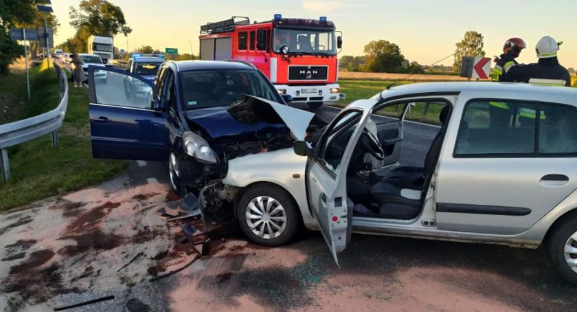 Blokada ruchu na łuku. Wypadek w Gilinie