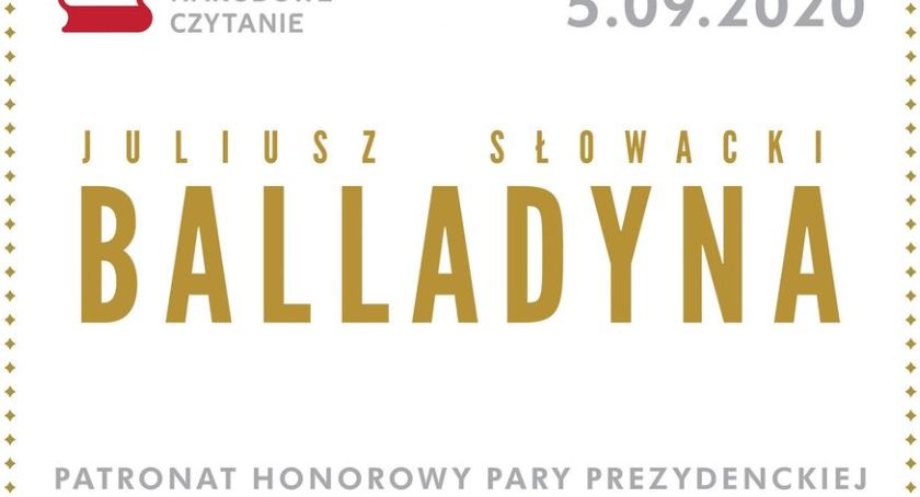 Książnica czyta „Balladynę”