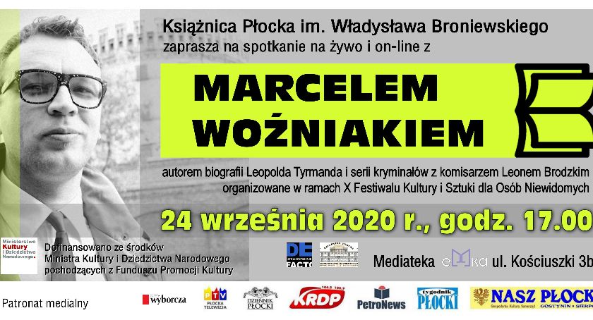 Książka na Festiwalu – spotkanie z Marcelem Woźniakiem