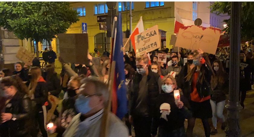 Wtorkowa demonstracja płocczan [FILM]