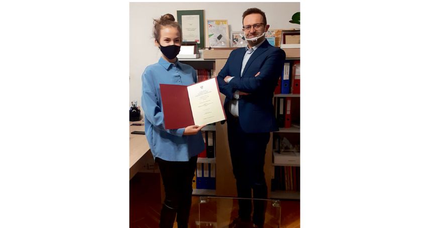 Uczennica płockiej Szkoły Muzycznej. Ze stypendium ministra