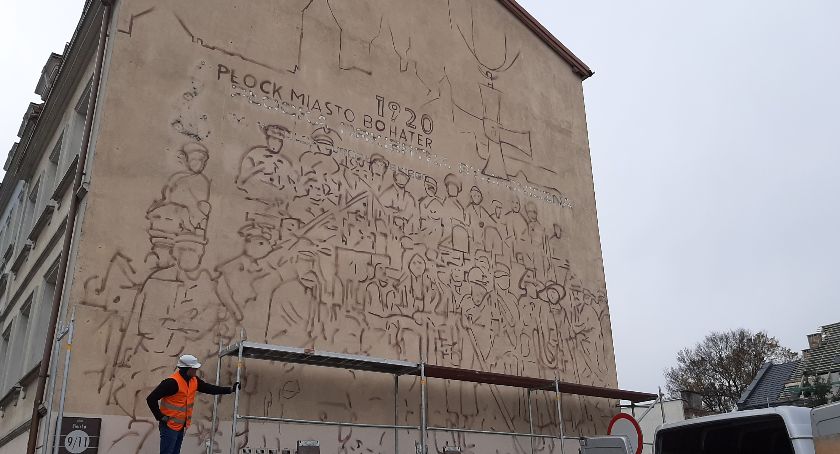 Mural przy ul. Bielskiej przypomni wydarzenia sprzed stu lat