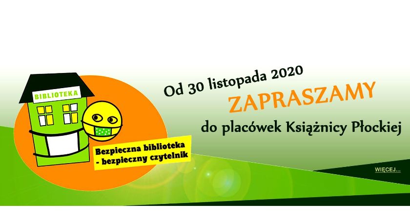 Książnica Płocka i jej filie ponownie otwarte