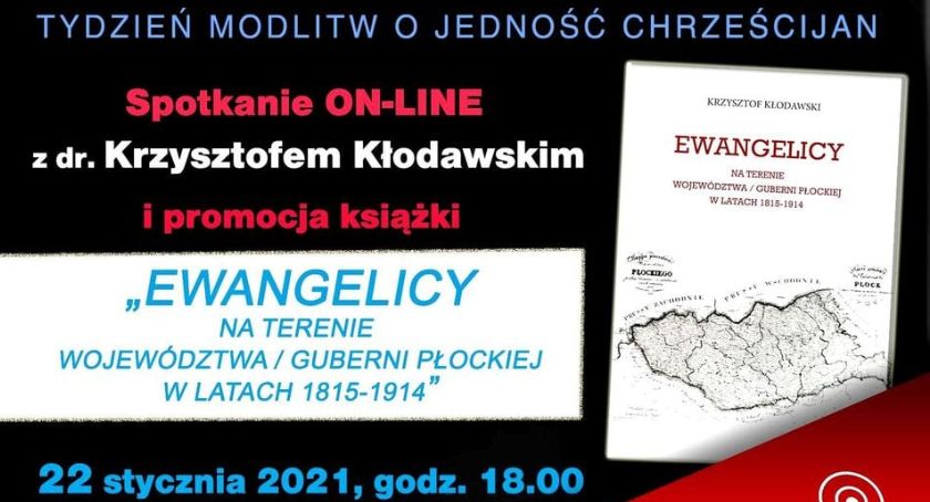 Ewangelicy. Spotkanie online w Książnicy Płockiej